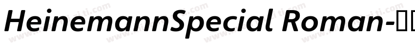 HeinemannSpecial Roman字体转换